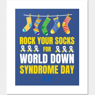 Rock Your Socks for World Down Syndrome Day Posters and Art